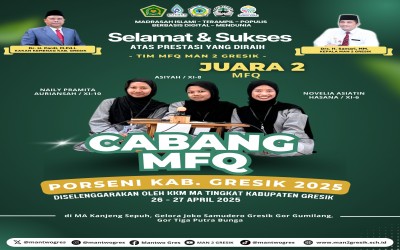 Tim MFQ MAN 2 Gresik Sabet Prestasi di PORSENI Kab. Gresik 2025
