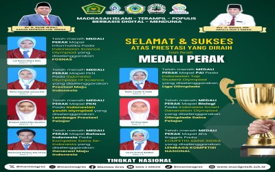 Siswa MAN 2 Gresik Borong Medali Perak di Ajang Olimpiade Nasional
