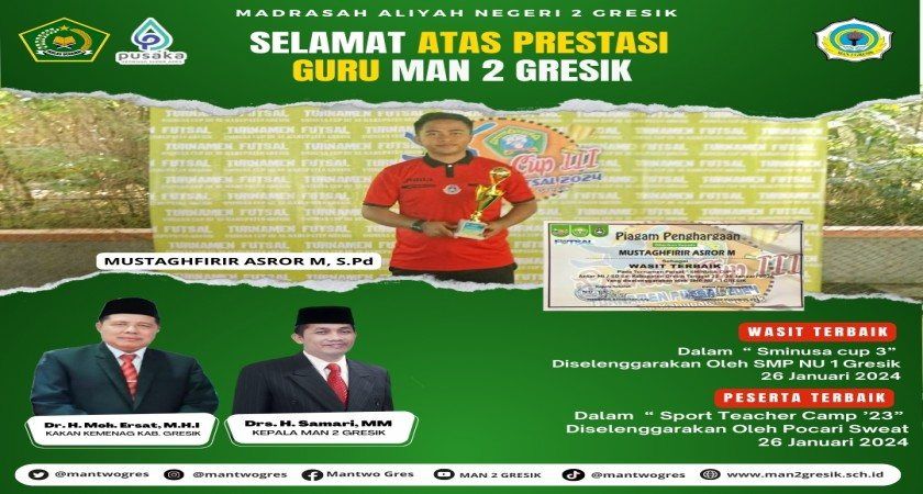 Prestasi Gemilang Guru MAN 2 Gresik dalam Dunia Olahraga