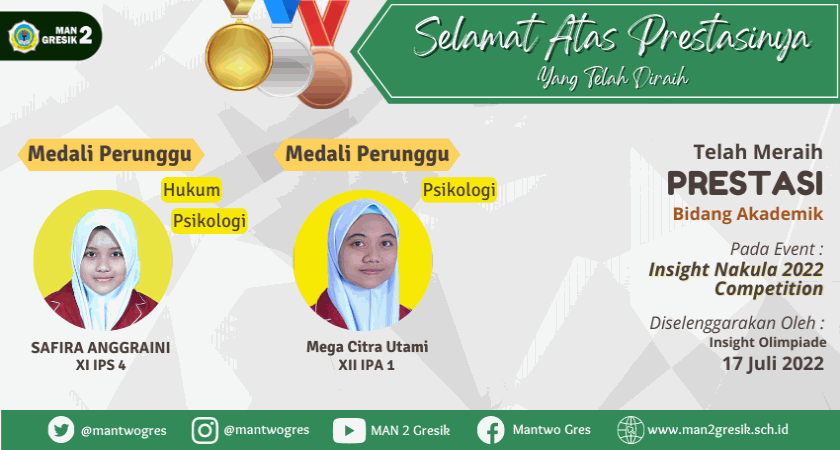 2 SISWA MAN 2 GRESIK RAIH PRESTASI PADA INSIGHT 2022