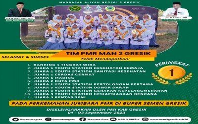 PMR WIRA MAN 2 Gresik: Membawa Pulang Semua Prestasi Unggulan dalam Jumbara PMR di Bumi Perkemahan Semen Gresik