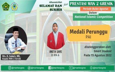 ANITA SARI MERAIH MEDALI PERUNGGU DALAM NATIONAL ISLAMIC COMPETITION