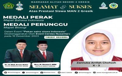 Zannuba Tunjukkan Prestasi Gemilang Pada Kompetisi Sains Nasional